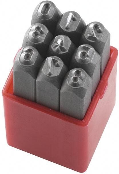 Satz stempel zahlen 6 mm fuer markierung Fervi p012/n06