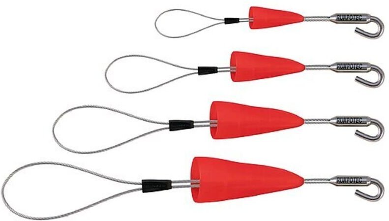 Kabelziehschlaufe 4-teilig mit Schutzkappe und Haken