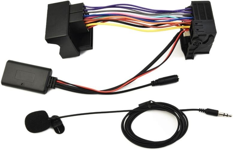 Tlily - Bluetooth 5.0 Musik-Audio-Adapter mic für E64 E60 E66 E80 E81 E82 E90 MA2266 Auto-Audio-Zubehör Autoradio