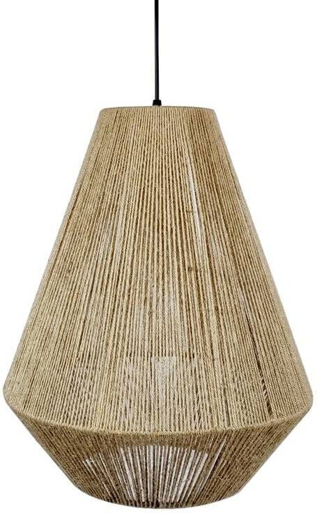 Barcelona Led - Hängeleuchte aus Naturseil 'ross'.