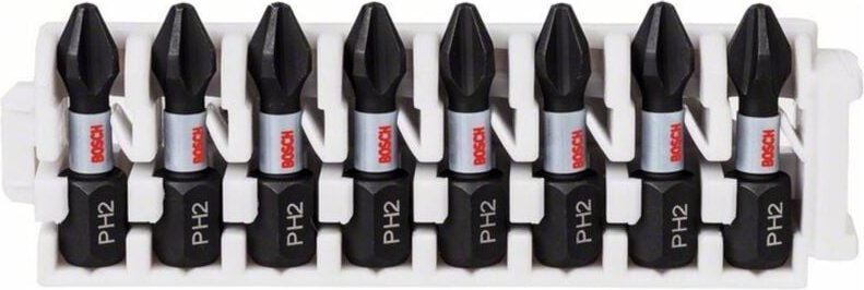 Bosch - Impact Control Schrauberbit-Set 8-tlg. PH2, 25 mm Bit Schrauber 2608522324