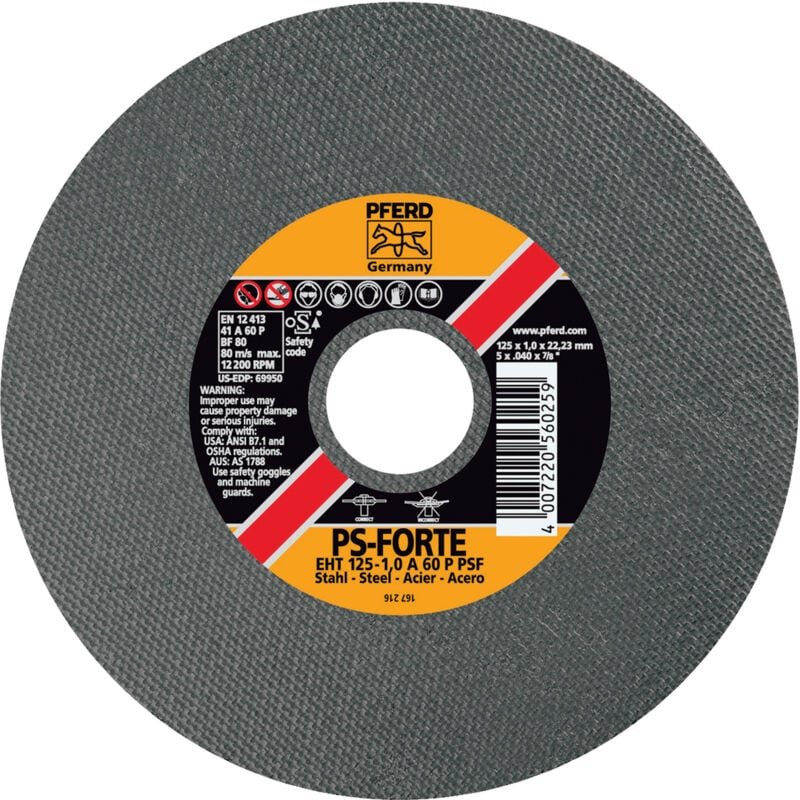 Trennscheibe Eht 125-1,0 Psf Steel - Pferd