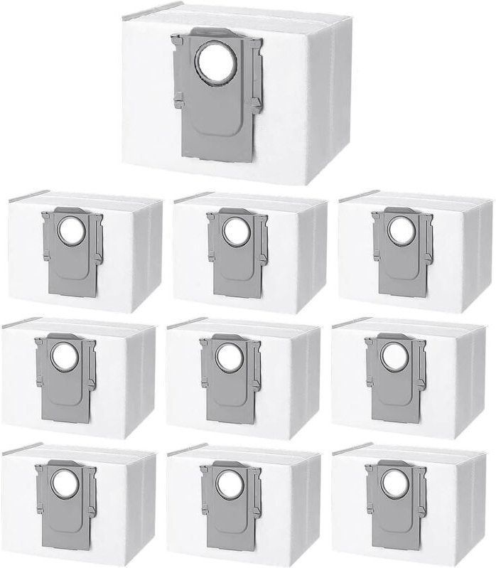 10 Staubbeutel, kompatibel mit der Ladestation des Xiaomi Roborock S8+ / S8 Pro Ultra / Q7 / Q7+ / Q7 MAX+ / S7 MaxV Ult...
