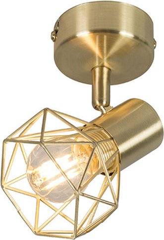 Art Deco Strahler gold drehbar und neigbar - Mosh 1