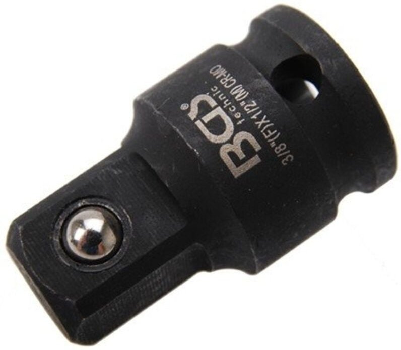 Bgs Technic - Kraft-Steckschlüssel-Adapter Innenvierkant 10 mm (3/8') - Außenvierkant 12,5 mm (1/2')