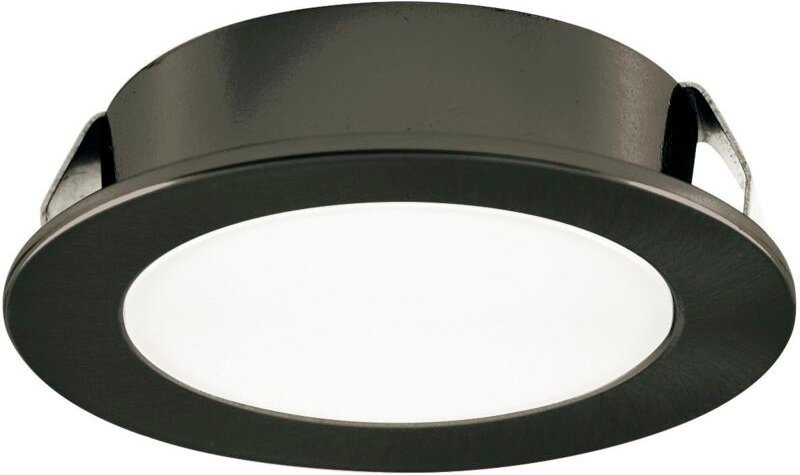 L&s - Nube 35 DualColor LED-Strahler schwarz - Flacher Einbaustrahler, 1,8W, 90 Lumen, DualColor 3000K/4000K, dimmbar, i...