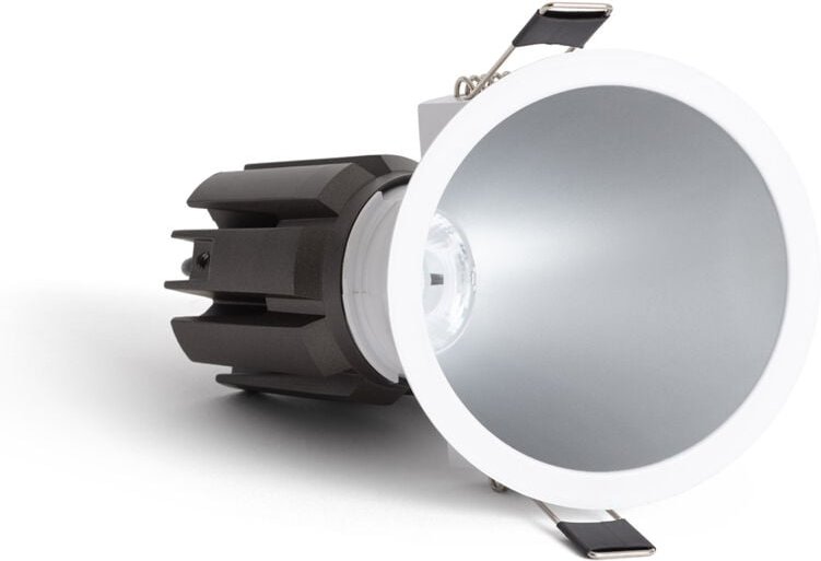 LED Downlight Einbaustrahler 9-12W Konisch Neigung 20º Areni Schnitt Ø 85 mm 3500K Grau Warmweiß 12 W