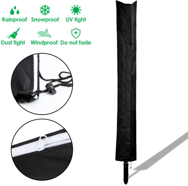 1 Schutzhülle für eine Wäschespinne, Oxford 210D, wasserdicht und UV-beständig, für eine 168 x 28 cm große Wäschespinne,...