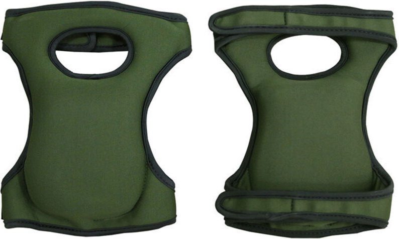 Grüne Garten-Knieschoner, 2 Knieschoner mit Grasmuster, elastische Schaumstoff-Knieschoner zum Schutz bei Hausarbeiten.