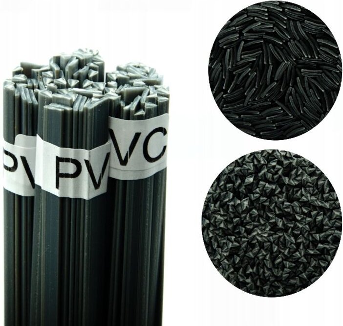 Rosfix Lötdraht PVC Hart 50 g – Draht 42 cm Mix 8mm/3,5mm Schmelztemp. 280–300°C für PVC Rohre, Fenster