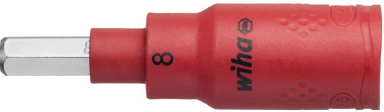 Steckschlüsseleinsatz isoliert 3/8' Innensechskant (43108) - Wiha