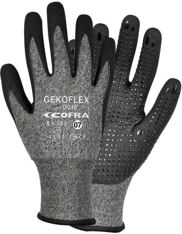 Arbeitshandschuhe aus Nitril und pu m. Noppen 10 (xl)