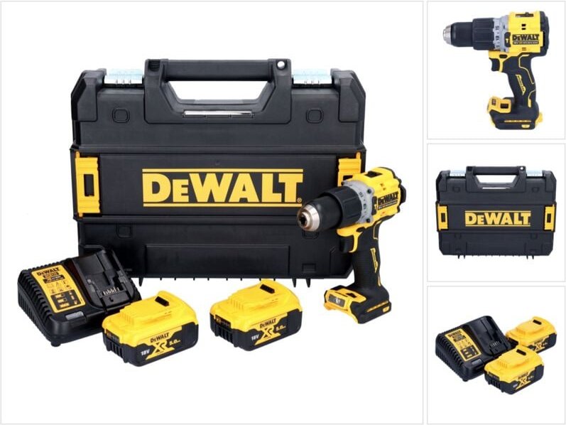 18V (2x5,0 Ah) Schlagbohrmaschine in tstak Dewalt DCD805P2T-QW