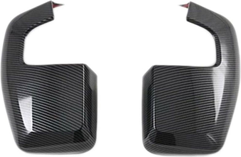 Auto Carbon Rückansicht Rückspiegel Seite Glas Spiegel Abdeckung Trim Kappen für Transit 2017 Tourneo Custom 2016