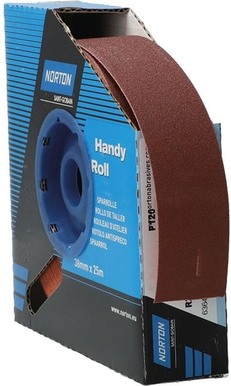 Saint Gobain Norton Clipper Sparrolle R222 38 mmx25 m P120