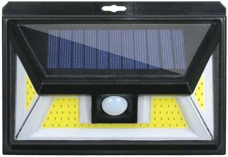 Solarleuchten, wasserdicht, COB, PIR-Bewegungssensor, Wandleuchte, Sicherheitsbeleuchtung bei Nacht, einfach zu installi...