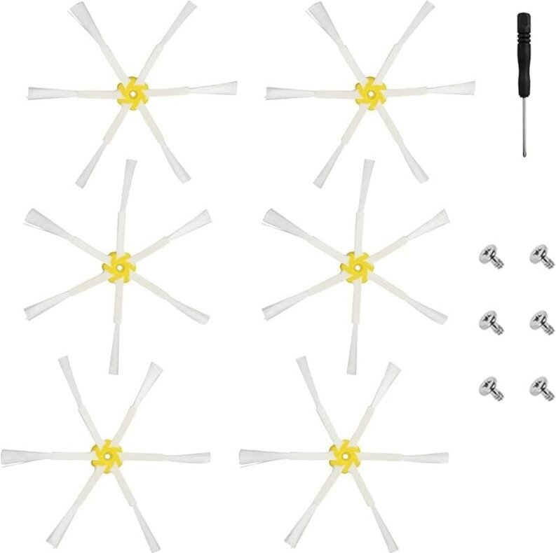 6 Eckseitenbürsten Zubehör für 600/700/500