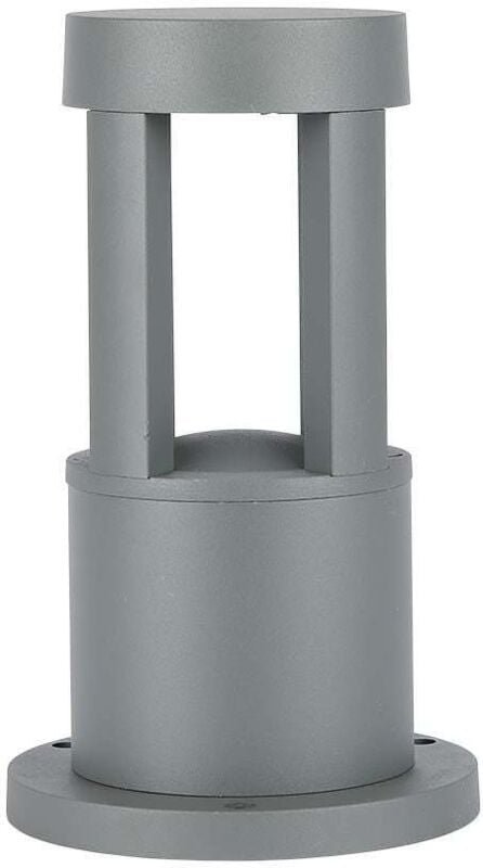 Led Gartenleuchte Bodeneinbauleuchte cob led 10W Grau h:25cm Kaltweiß IP65 - V-tac