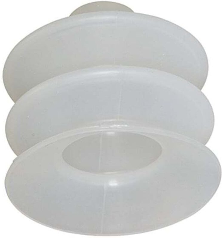 Balgsauger, rund 2,5 Falten, Material Silikon, »fg«, ø 14 mm - Riegler