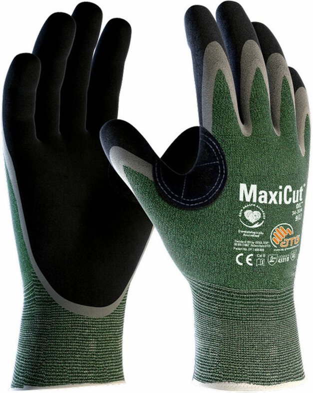 ATG - Guanti da lavoro MaxiCut Oil 34-304-10 - Grüne - - Grüne