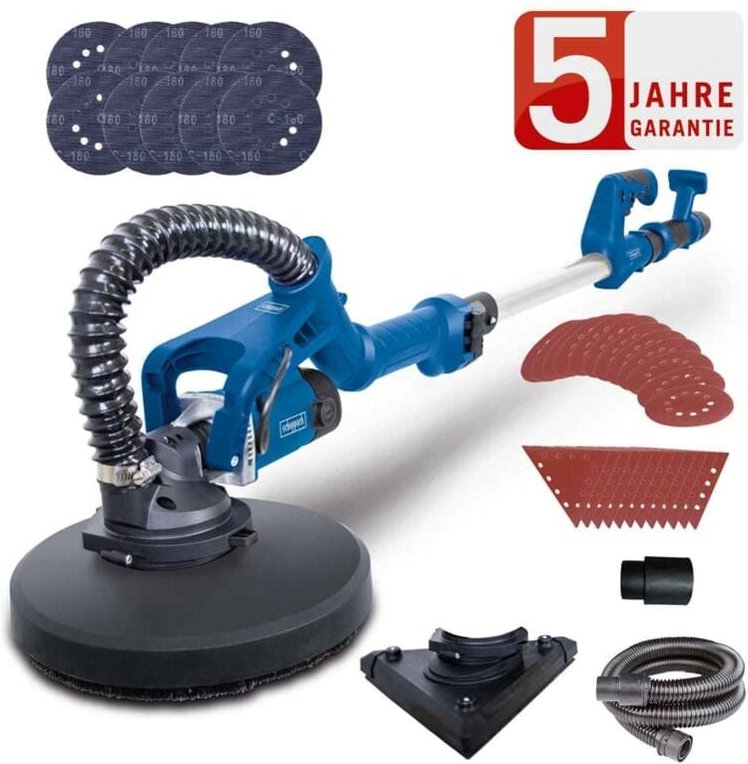 Scheppach - Wand Deckenschleifer DS930 Trockenbauschleifer Langhalsschleifer Set