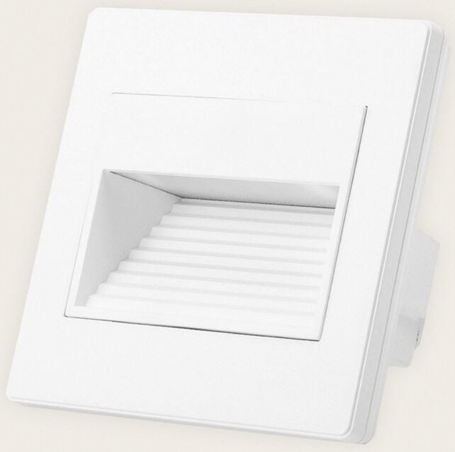 LED Wandeinbauleuchte Eckig Olite 3000K Weiß Warmweiß