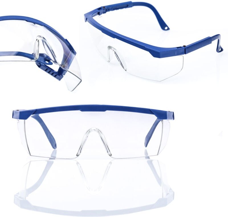 Farblose Splitterschutzbrille