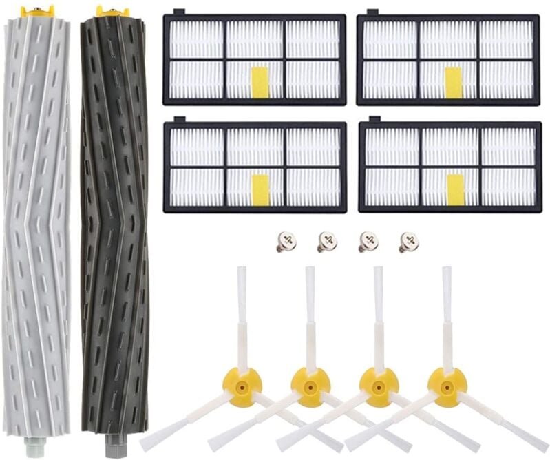 Zubehör Ersatzset für iRobot Roomba Serie 800 900 Ersatzteile für Roomba, Kit Zubehörteile für iRobot Roomba Serie 800 8...
