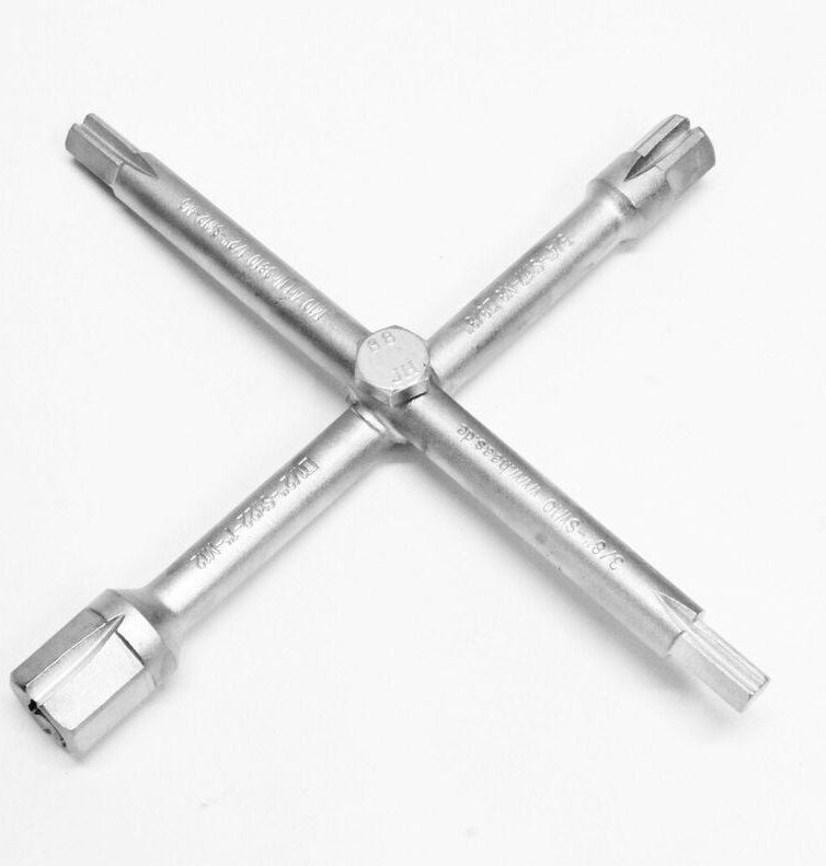 Haas - Sanitärschlüssel Heizkörperschlüssel Kreuzschlüssel Kombischlüssel Vielzahn