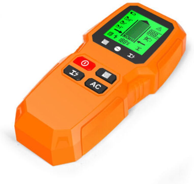 5-in-1-Wandständerdetektor, elektronischer Detektor mit HD-LCD-Bildschirm, zur Erkennung von Holz, Metall und Drähten, W...