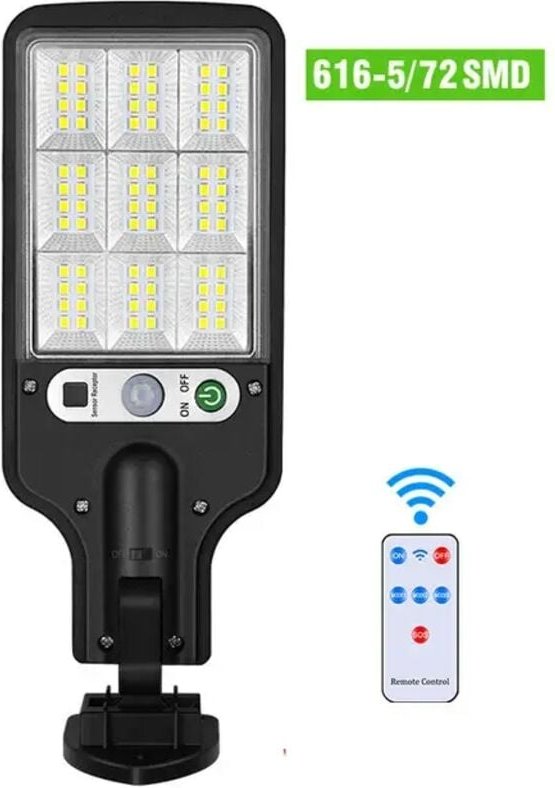 3 modes de lumière LED réverbère solaire extérieur étanche capteur de mouvement éclairage de sécurité pour jardin patio ...