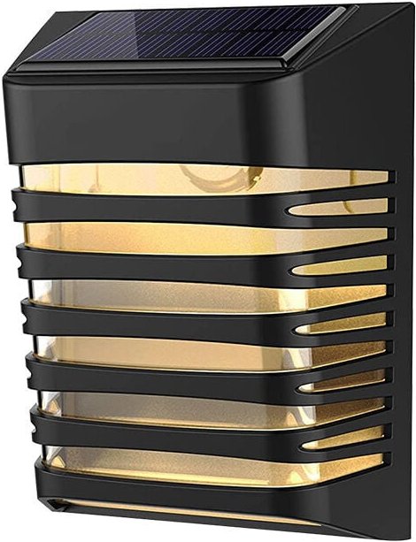 Wasserdichte Solar-Wandleuchte für den Außenbereich (2er-Pack)