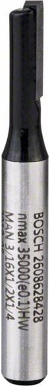Nutfräser 1/4, D1 4,8 mm, l 12,7 mm, g 51 mm - Bosch