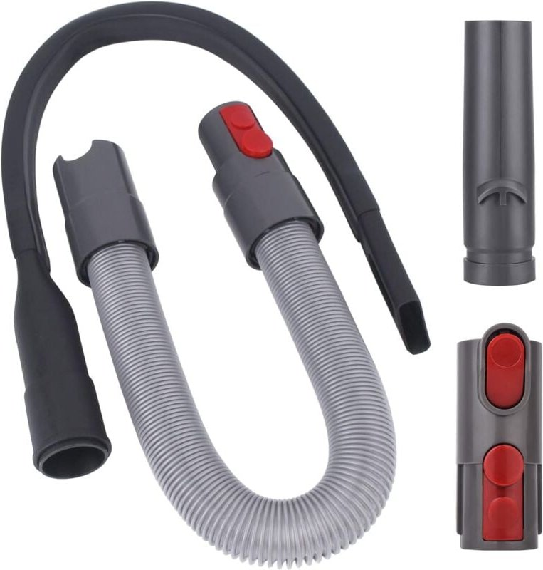 Schlauchverlängerung, flexible Schlitzdüse mit Adapterzubehör für Dyson V15 V11 V10 V8 V7 Staubsauger, Teleskop-Staubsau...
