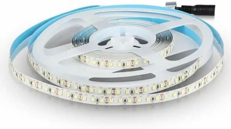 Thumbnail - V-tac - LED-Streifen Samsung SMD2835 12W/m 5m 120 LED/m 12V Naturweiß IP20 10mm