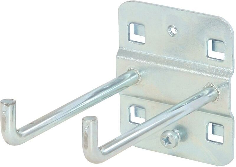 Doppelter Werkzeughalter mit senkrechtem Hakenende, ø 6 mm, 75mm