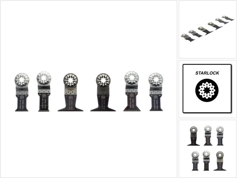 FEIN Best of Starlock E-Cut Holz Metall Set 6-teilig