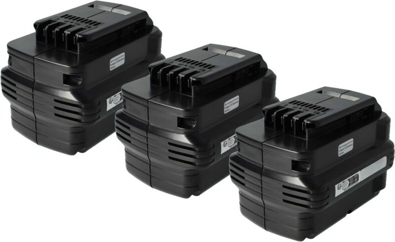 Thumbnail - 3x Akku kompatibel mit Dewalt DW004K, DW004K-2, DC224KB, DW004, DW005, DW004K2C, DW004K2H Werkzeug (3000 mAh, NiMH, 24 v...