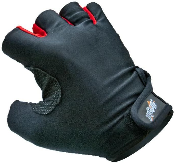 LYCRA-FAHRRADHANDSCHUHE, Größe XXL, schwarz