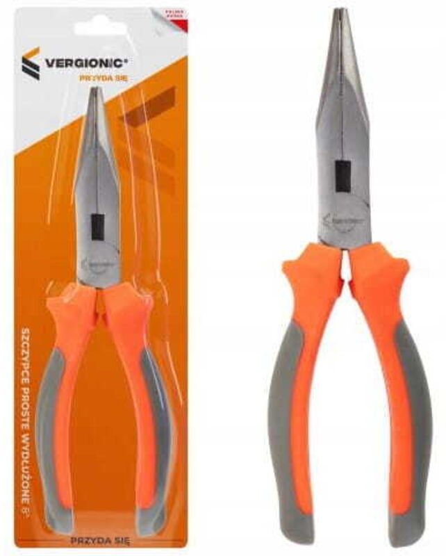 8" lange gerade Spitzzange Montagezange