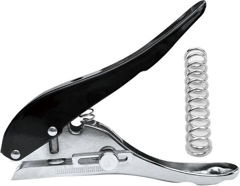 Einfaches Stanzen, hohe Präzision, Premium-Einlochbohrer aus Zinklegierung für Papierinstallationen und Holzbearbeitung