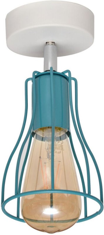 Thumbnail - Tube Halbbündiges Licht Weiß, Türkis 10cm - Helam