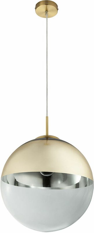 Pendel Hänge Lampe Kugel Schlaf Gäste Zimmer Strahler Glas Decken Leuchte Gold Globo 15858