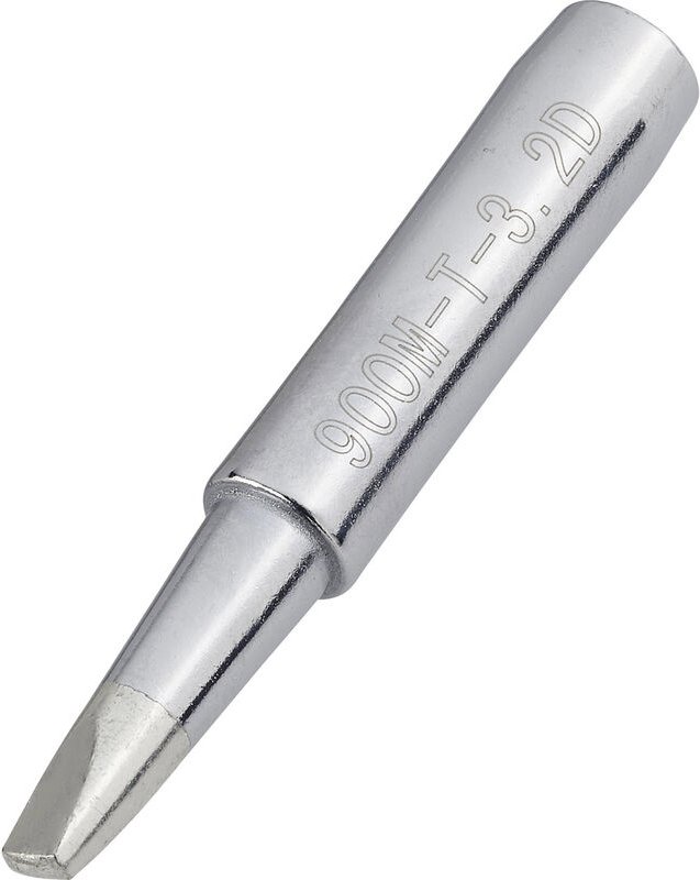 Thumbnail - TOOLCRAFT Lötspitze Meißelform Spitzen-Größe 3.2 mm Spitzen-Länge 17 mm Inhalt 1 St.