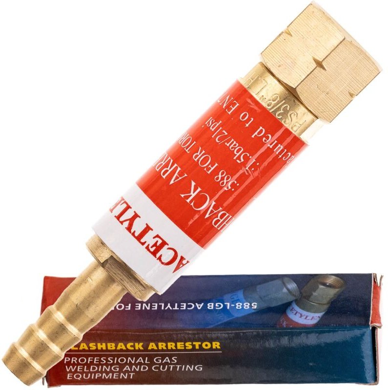 Gas Acetylen Propan Flashback Sicherung 3/8 Schlauch 8mm