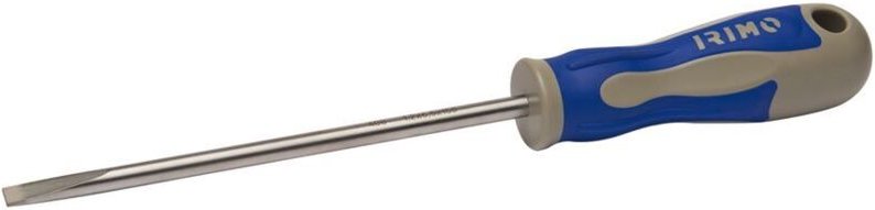 Schraubendreher mit gerader Öffnung, Griff aus Bimaterial, 0,6 x 3,5 x 100 mm, 408-3,5-100 Irimo