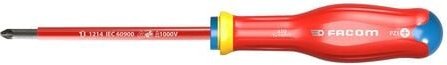 Facom - Isolierter Protwist-Schraubendreher 1000 Volt für Kreuzschlitzschraube Pozidriv pz 1x100 ATD1X100VE