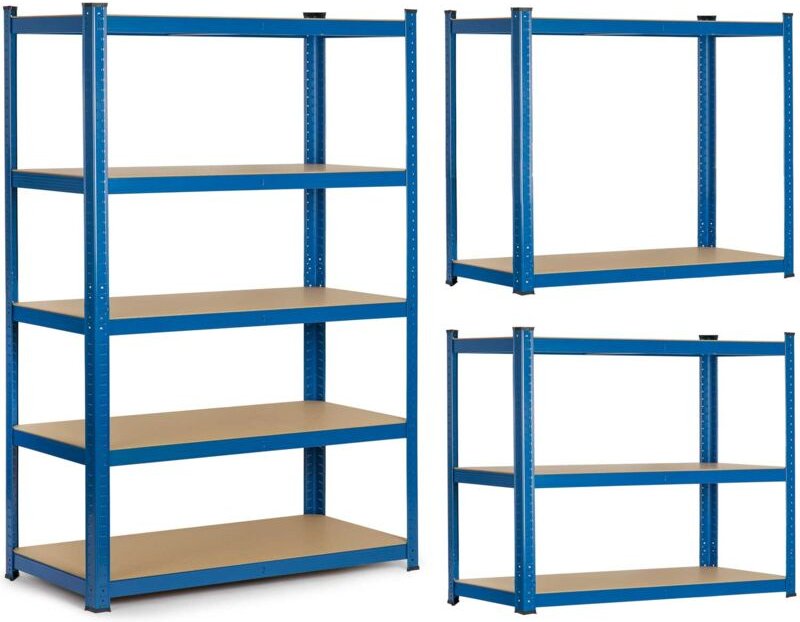 Lagerregal aus Metall 150 x 75 x 30 Humberg 4842