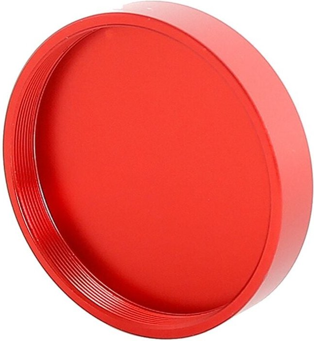 Vollmetall-Teleskopobjektiv-Staubschutzkappe M48X0,75 mm für Astrofotografie, Rot