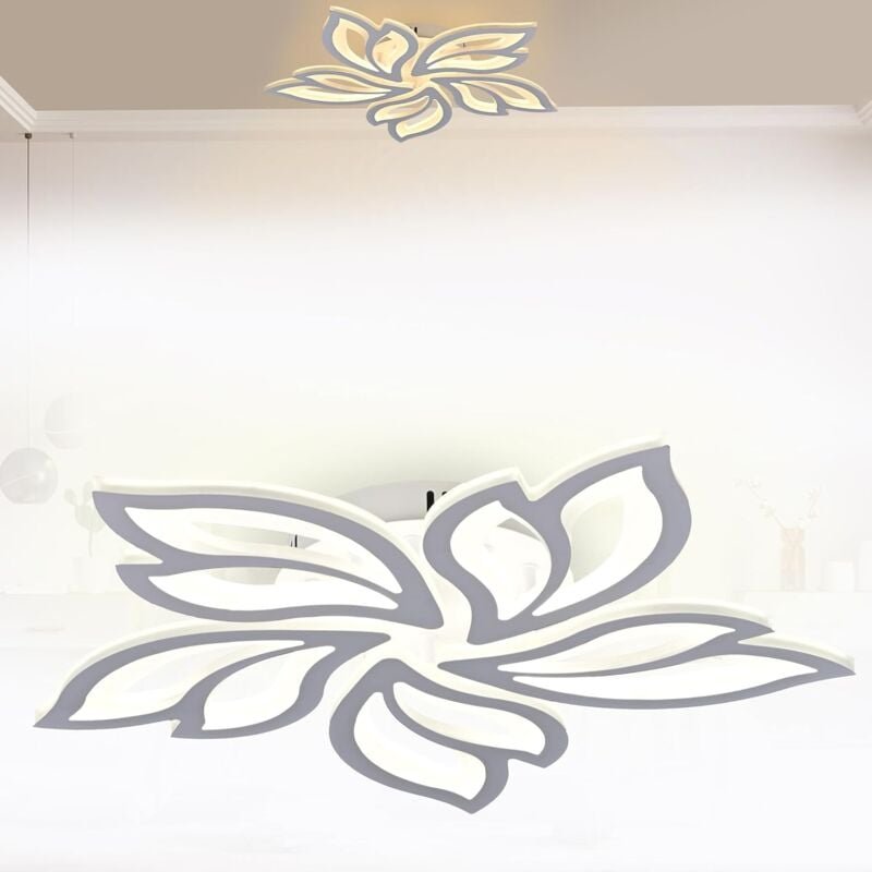 Thumbnail - 96W Led Deckenlampe Dimmbar Deckenleuchte mit Fernbedienung, Led Lampen Verstellbares Licht Deckenleuchten Für Wohnzimme...